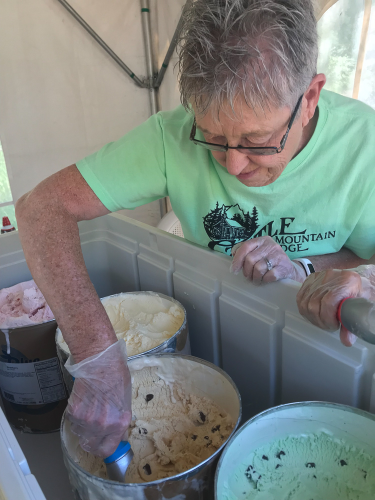 Ice Cream Social Castle Mountain Lodge Estes Park, CO