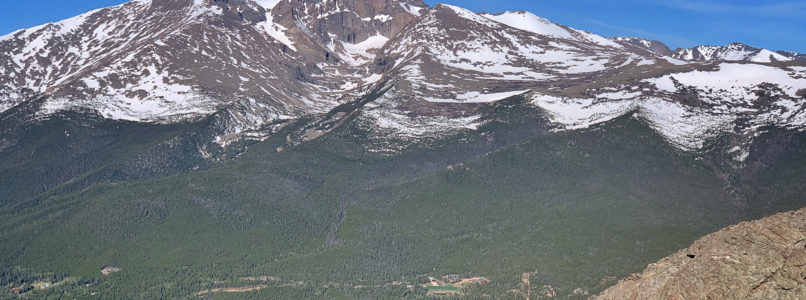 Longs Peak from the summit of Twin Sisters