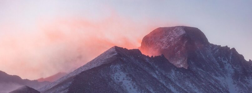 longs peak, sunrise photography, rmnp
