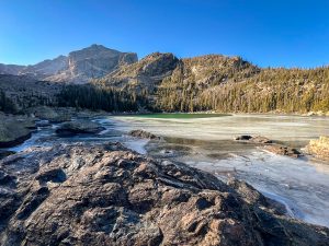 lake Haiyaha Rocky Mountain National Park
