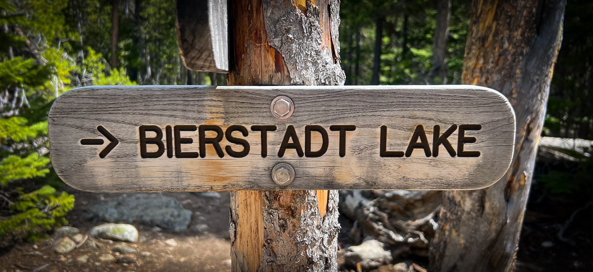 Bierstadt Lake Rocky Mountain National Park hiking